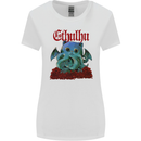Cathulhu Funny Cat Cthulhu Parody Kraken Womens Wider Cut T-Shirt White