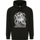 Catronomicon Devil Octopus Cat Mythology Childrens Kids Hoodie Black