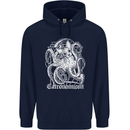 Catronomicon Devil Octopus Cat Mythology Childrens Kids Hoodie Navy Blue