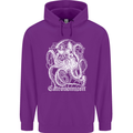 Catronomicon Devil Octopus Cat Mythology Childrens Kids Hoodie Purple