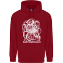 Catronomicon Devil Octopus Cat Mythology Childrens Kids Hoodie Red
