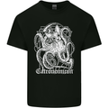 Catronomicon Devil Octopus Cat Mythology Kids T-Shirt Childrens Black