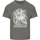 Catronomicon Devil Octopus Cat Mythology Kids T-Shirt Childrens Charcoal