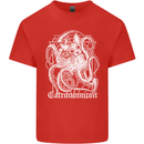 Catronomicon Devil Octopus Cat Mythology Kids T-Shirt Childrens Red