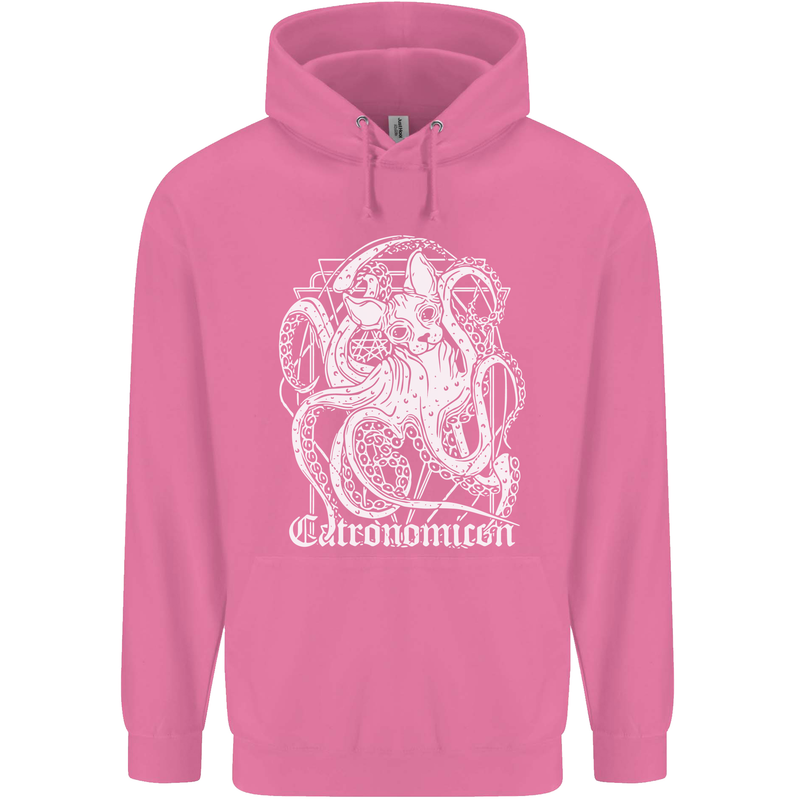 Catronomicon Devil Octopus Cat Mythology Mens 80% Cotton Hoodie Azelea