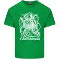 Catronomicon Devil Octopus Cat Mythology Mens Cotton T-Shirt Tee Top Irish Green