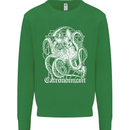 Catronomicon Devil Octopus Cat Mythology Mens Sweatshirt Jumper Irish Green