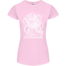 Catronomicon Devil Octopus Cat Mythology Womens Petite Cut T-Shirt Light Pink