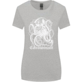 Catronomicon Devil Octopus Cat Mythology Womens Wider Cut T-Shirt Sports Grey