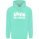 Cats Ew People Funny Childrens Kids Hoodie Peppermint