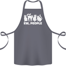 Cats Ew People Funny Cotton Apron 100% Organic Steel