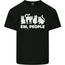 Cats Ew People Funny Kids T-Shirt Childrens Black