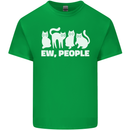 Cats Ew People Funny Kids T-Shirt Childrens Irish Green