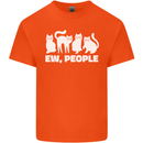 Cats Ew People Funny Kids T-Shirt Childrens Orange