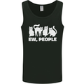 Cats Ew People Funny Mens Vest Tank Top Black