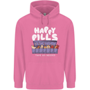 Cats Happy Pills Antidepressant Childrens Kids Hoodie Azalea