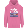 Cats Happy Pills Antidepressant Mens 80% Cotton Hoodie Azelea