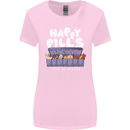 Cats Happy Pills Antidepressant Womens Wider Cut T-Shirt Light Pink