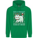 Cats Have a Purrfect Christmas Funny Xmas Childrens Kids Hoodie Irish Green