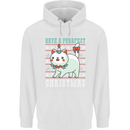 Cats Have a Purrfect Christmas Funny Xmas Childrens Kids Hoodie White