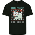 Cats Have a Purrfect Christmas Funny Xmas Kids T-Shirt Childrens Black