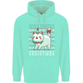 Cats Have a Purrfect Christmas Funny Xmas Mens 80% Cotton Hoodie Peppermint