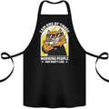 Cats I'm One of Those Morning People Funny Cotton Apron 100% Organic Black