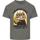Cats I'm One of Those Morning People Funny Kids T-Shirt Childrens Charcoal