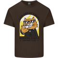 Cats I'm One of Those Morning People Funny Kids T-Shirt Childrens Chocolate