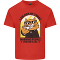 Cats I'm One of Those Morning People Funny Kids T-Shirt Childrens Red