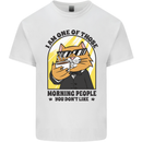 Cats I'm One of Those Morning People Funny Kids T-Shirt Childrens White