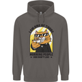 Cats I'm One of Those Morning People Funny Mens 80% Cotton Hoodie Charcoal