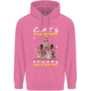 Cats Make Me Happy Funny Christmas Mens 80% Cotton Hoodie Azelea