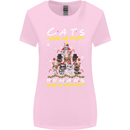 Cats Make Me Happy Funny Christmas Womens Wider Cut T-Shirt Light Pink