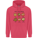 Cats Types of Coffee Drinkers Childrens Kids Hoodie Heliconia