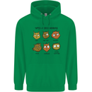 Cats Types of Coffee Drinkers Childrens Kids Hoodie Irish Green