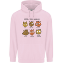Cats Types of Coffee Drinkers Childrens Kids Hoodie Light Pink