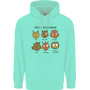 Cats Types of Coffee Drinkers Childrens Kids Hoodie Peppermint