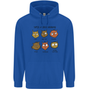 Cats Types of Coffee Drinkers Childrens Kids Hoodie Royal Blue