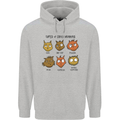 Cats Types of Coffee Drinkers Childrens Kids Hoodie Sports Grey