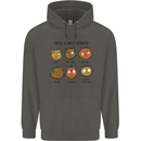 Cats Types of Coffee Drinkers Childrens Kids Hoodie Storm Grey