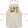 Cats Types of Coffee Drinkers Cotton Apron 100% Organic Natural