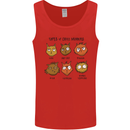 Cats Types of Coffee Drinkers Mens Vest Tank Top Red