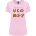 Cats Types of Coffee Drinkers Womens Wider Cut T-Shirt Light Pink