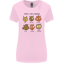 Cats Types of Coffee Drinkers Womens Wider Cut T-Shirt Light Pink