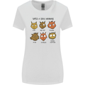 Cats Types of Coffee Drinkers Womens Wider Cut T-Shirt White