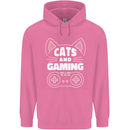 Cats and Gaming Funny Gamer Childrens Kids Hoodie Azalea