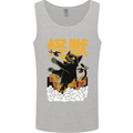 Catzilla Funny Cat Monster Parody Mens Vest Tank Top Sports Grey