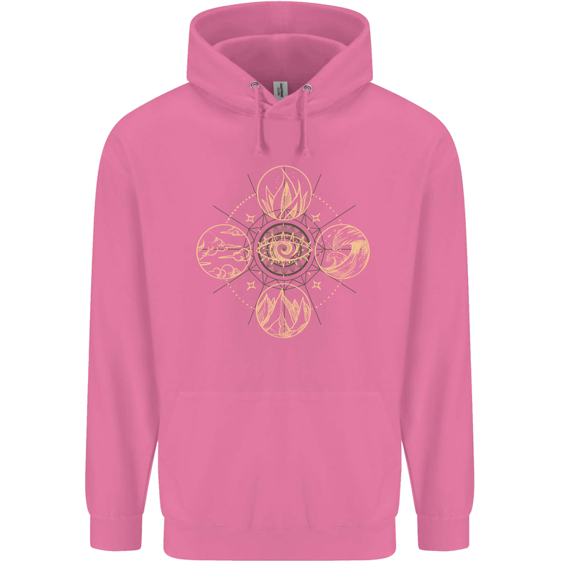 Celestial Elements Astrology Star Sign Childrens Kids Hoodie Azalea