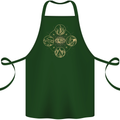 Celestial Elements Astrology Star Sign Cotton Apron 100% Organic Forest Green